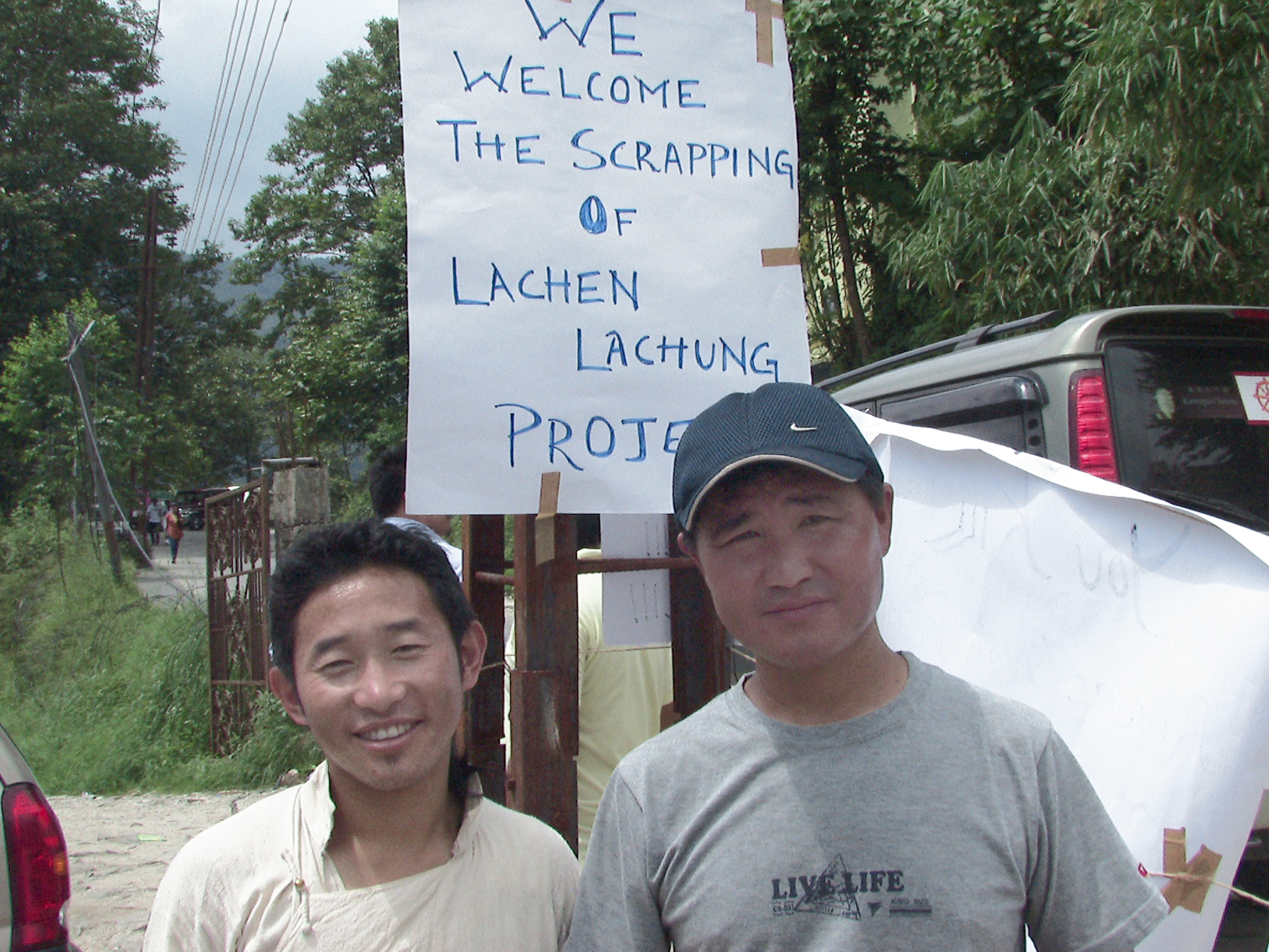 Tenzing and Dawa after Hunger Strike